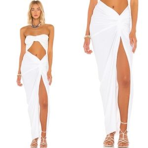 JUST BEE QUEEN Scorpio Skirt In White Size XS NWT